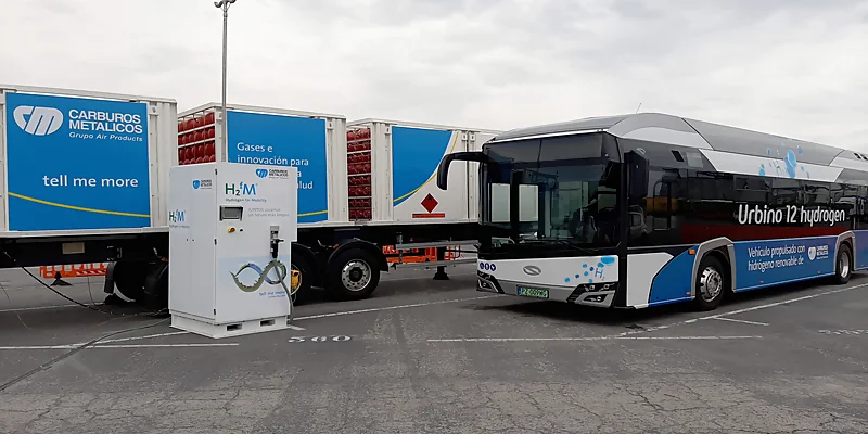 Energía de hidrógeno para el transporte urbano